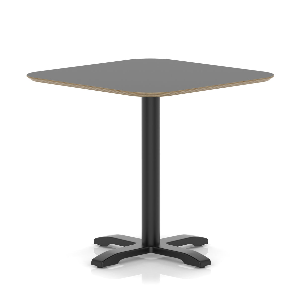 Arlo Square Bistro Dining Table Black 800 750 - Industrious Decor