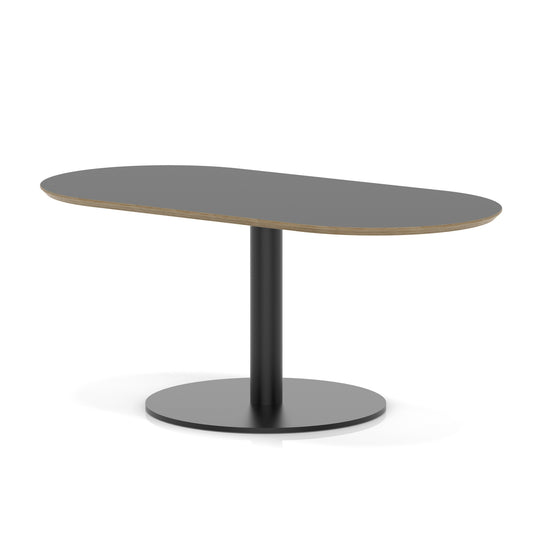 Arlo 1200mm Oblong Bistro Coffee Table Black Coffee Table Black - Industrious Decor
