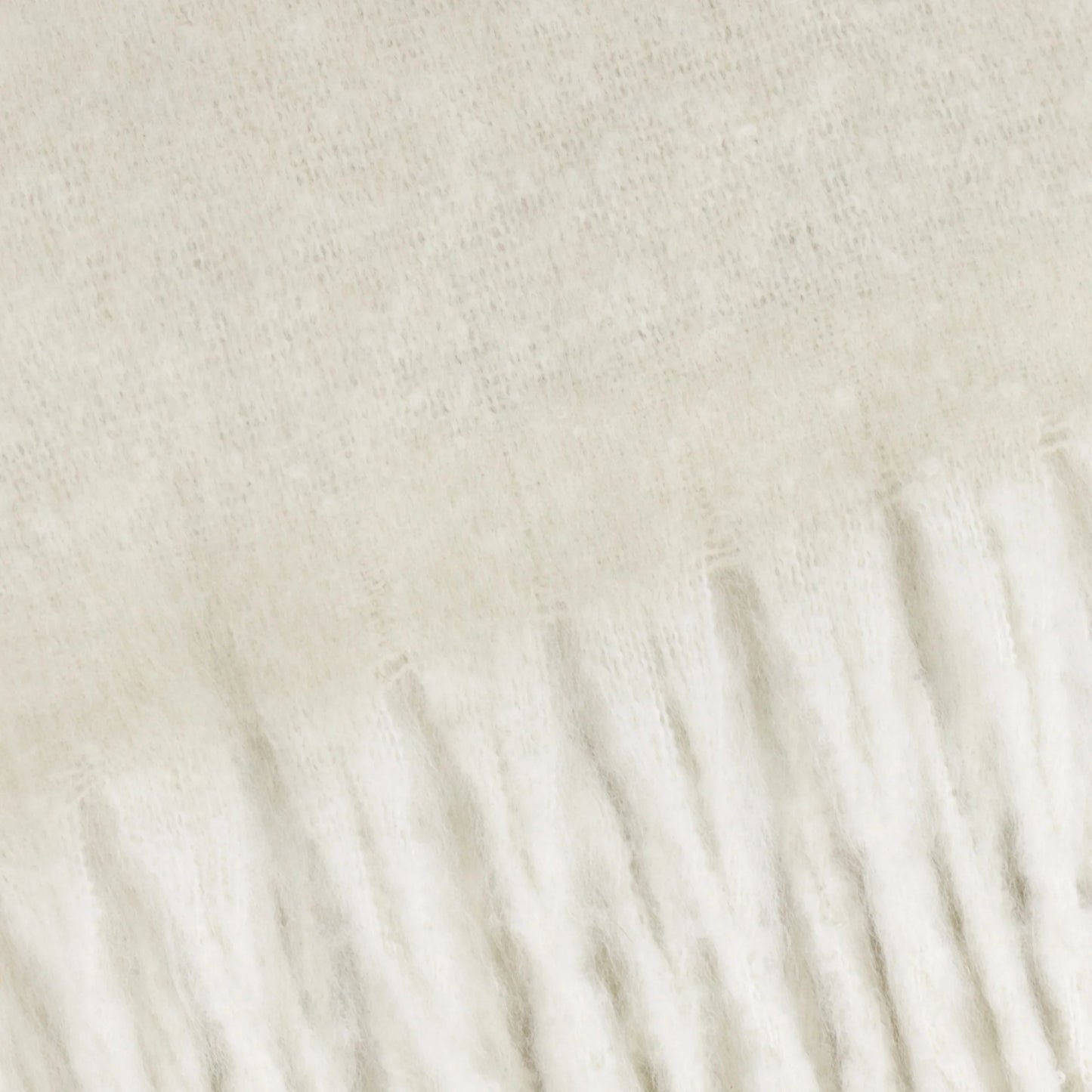 Ecru Luxe Ombre Throw