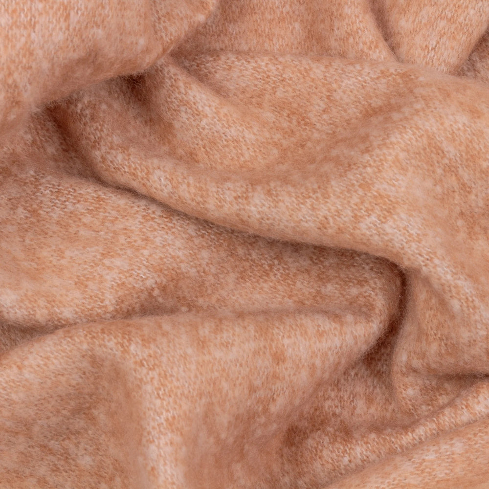 Rust & Cream Luxe Ombre Throw.