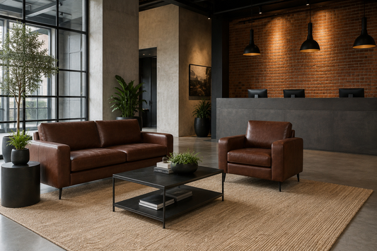 Anderson 2-Seater Sofa — Bespoke CRIB 5 | Faux Leather - Industrious Decor