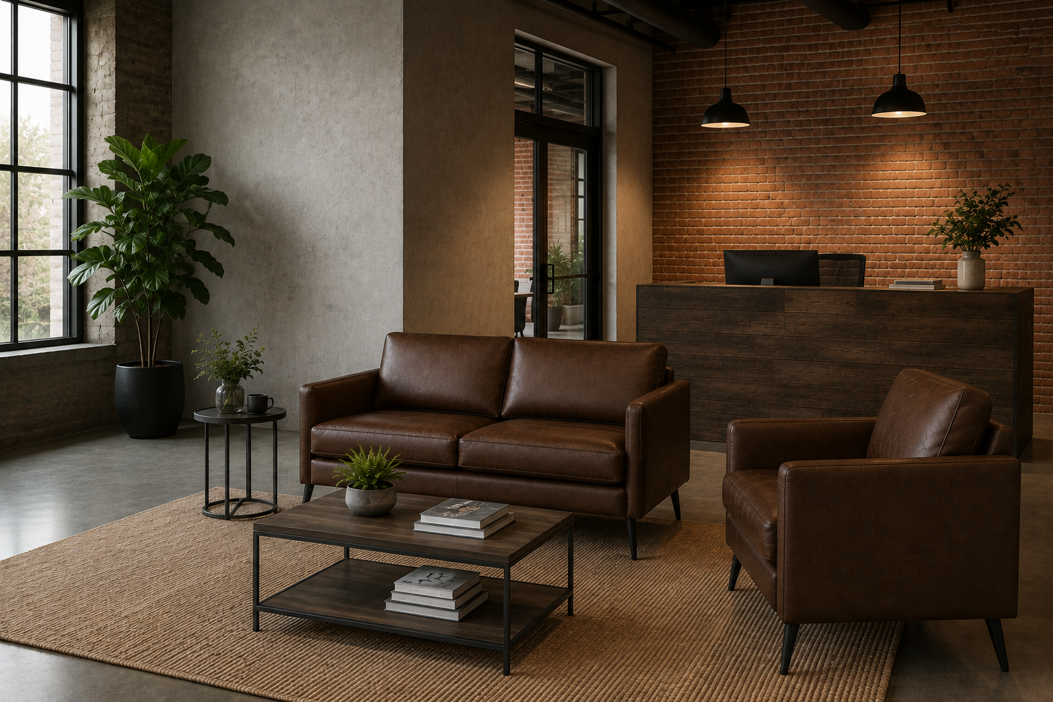 Oscar 3-Seater Sofa — Bespoke CRIB 5 | Faux Leather - Industrious Decor