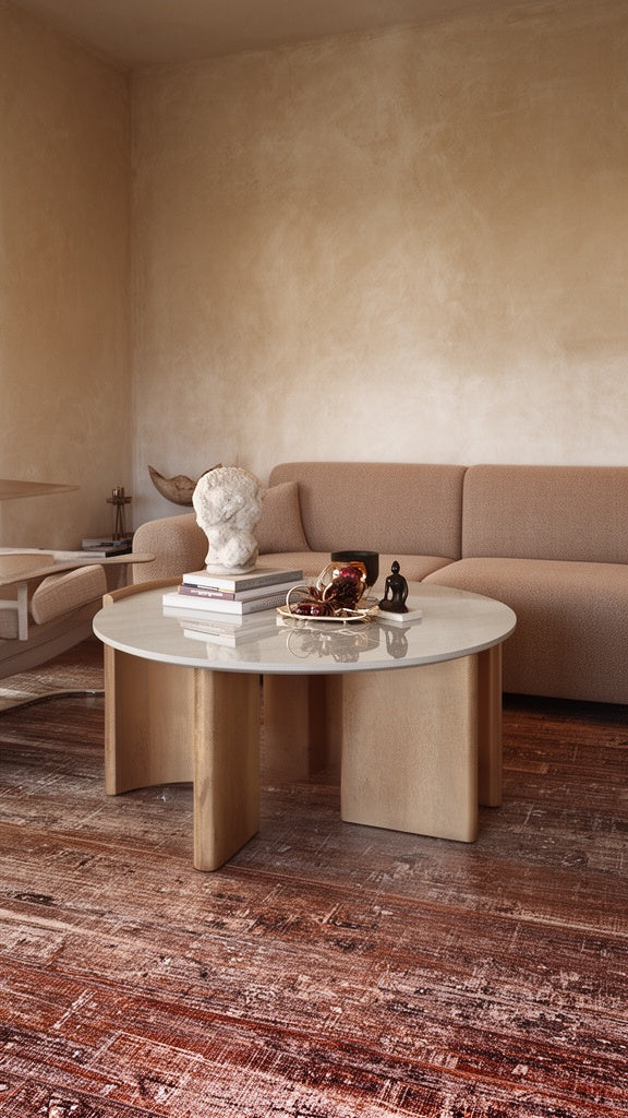 Zen Harmony Coffee Table - Industrious Decor