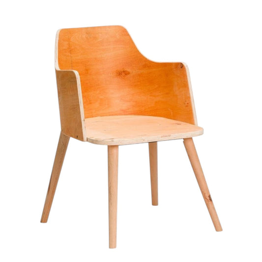CREST Armchair Frame – Raw Frame - Industrious Decor