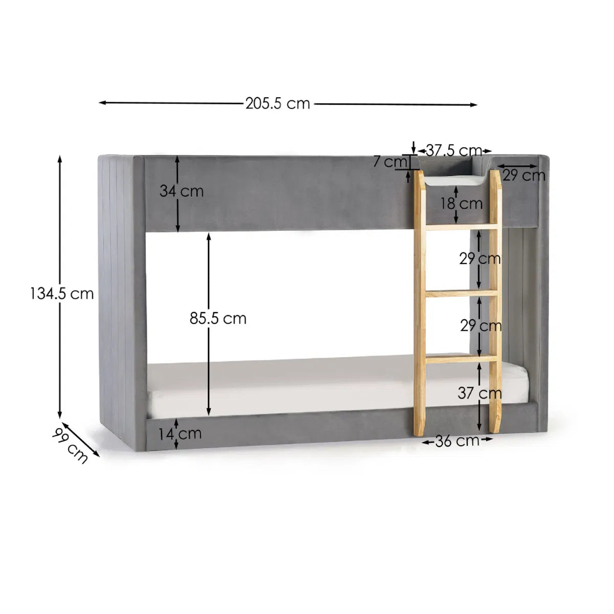 Pippin Bunk Bed - Industrious Decor