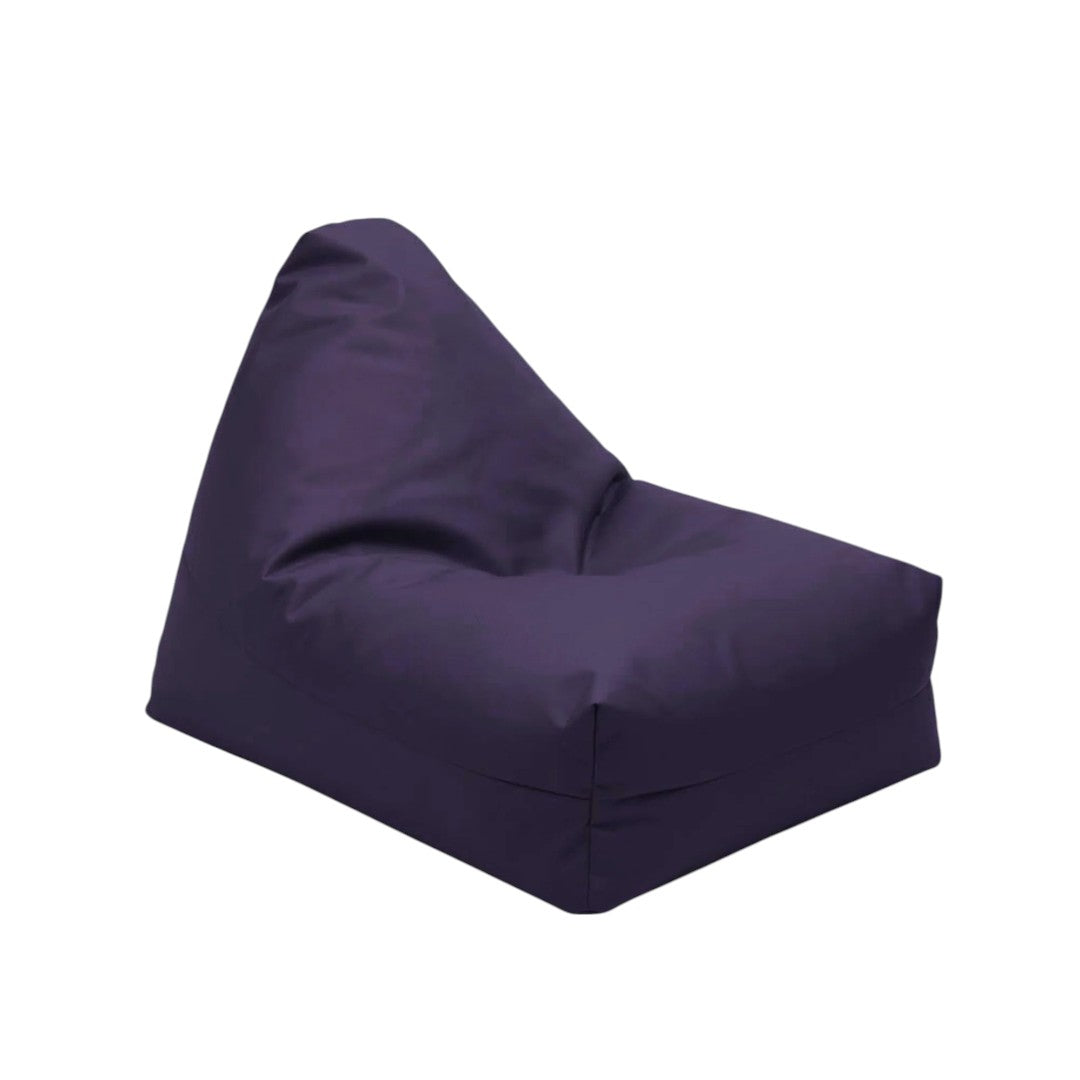 Outdoor Bean Bag Lounge Chair — Water Resistant Canvas - Industrious Decor