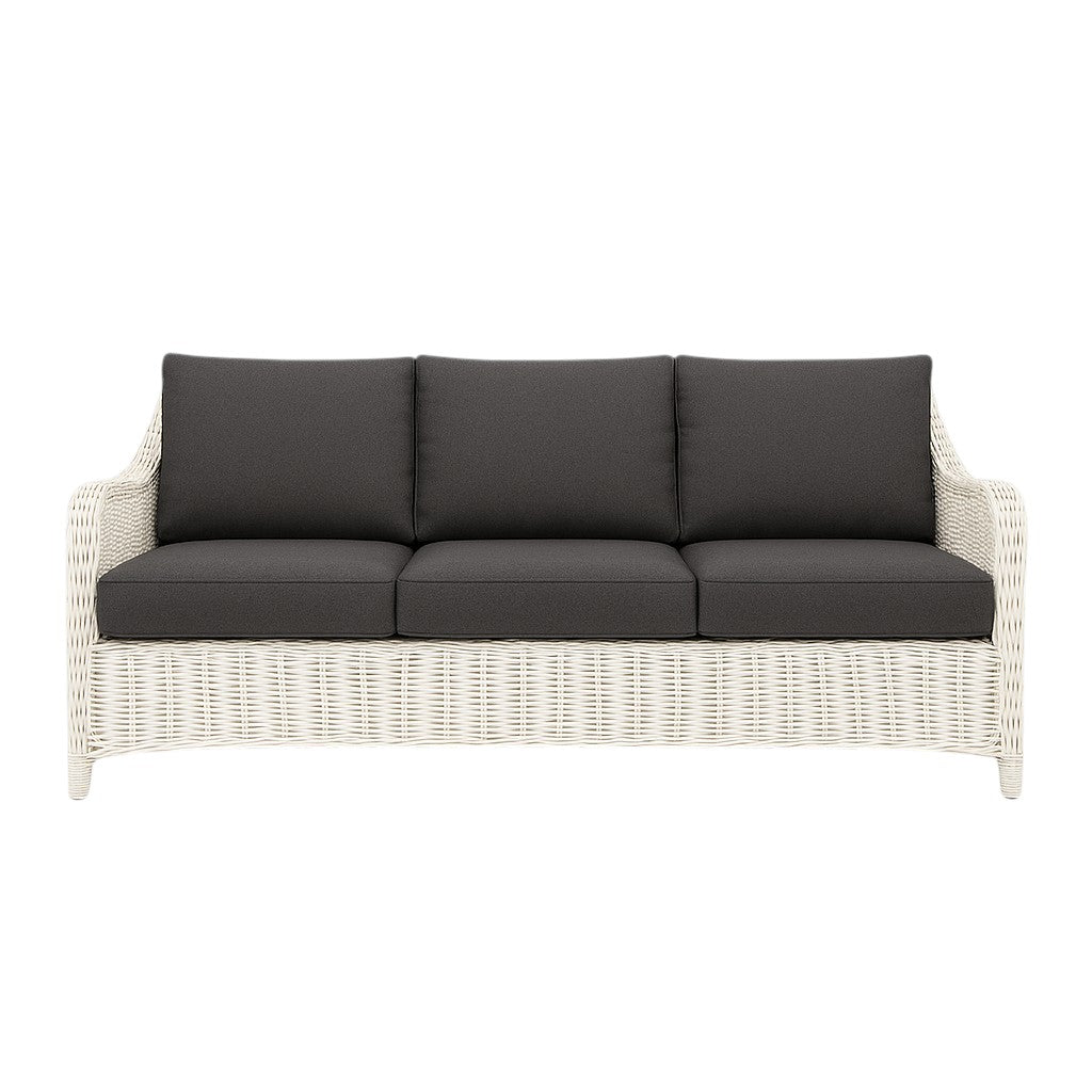 Bespoke Outdoor Rattan Seat & Back Cushions — Made to Measure, Water Resistant - Industrious Decor