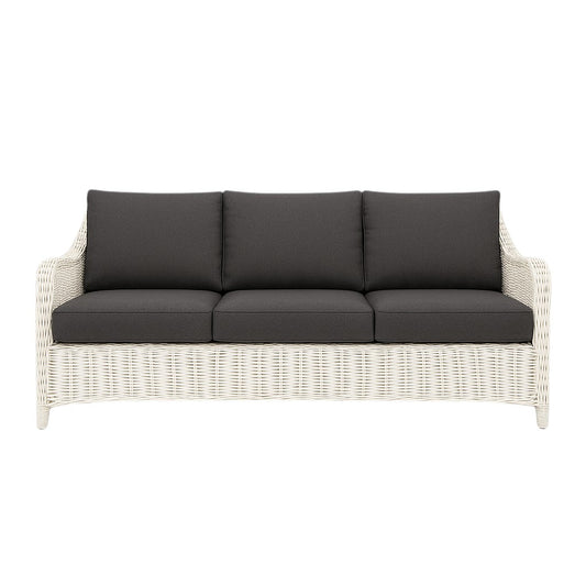 Bespoke Outdoor Rattan Seat & Back Cushions — Made to Measure, Water Resistant - Industrious Decor