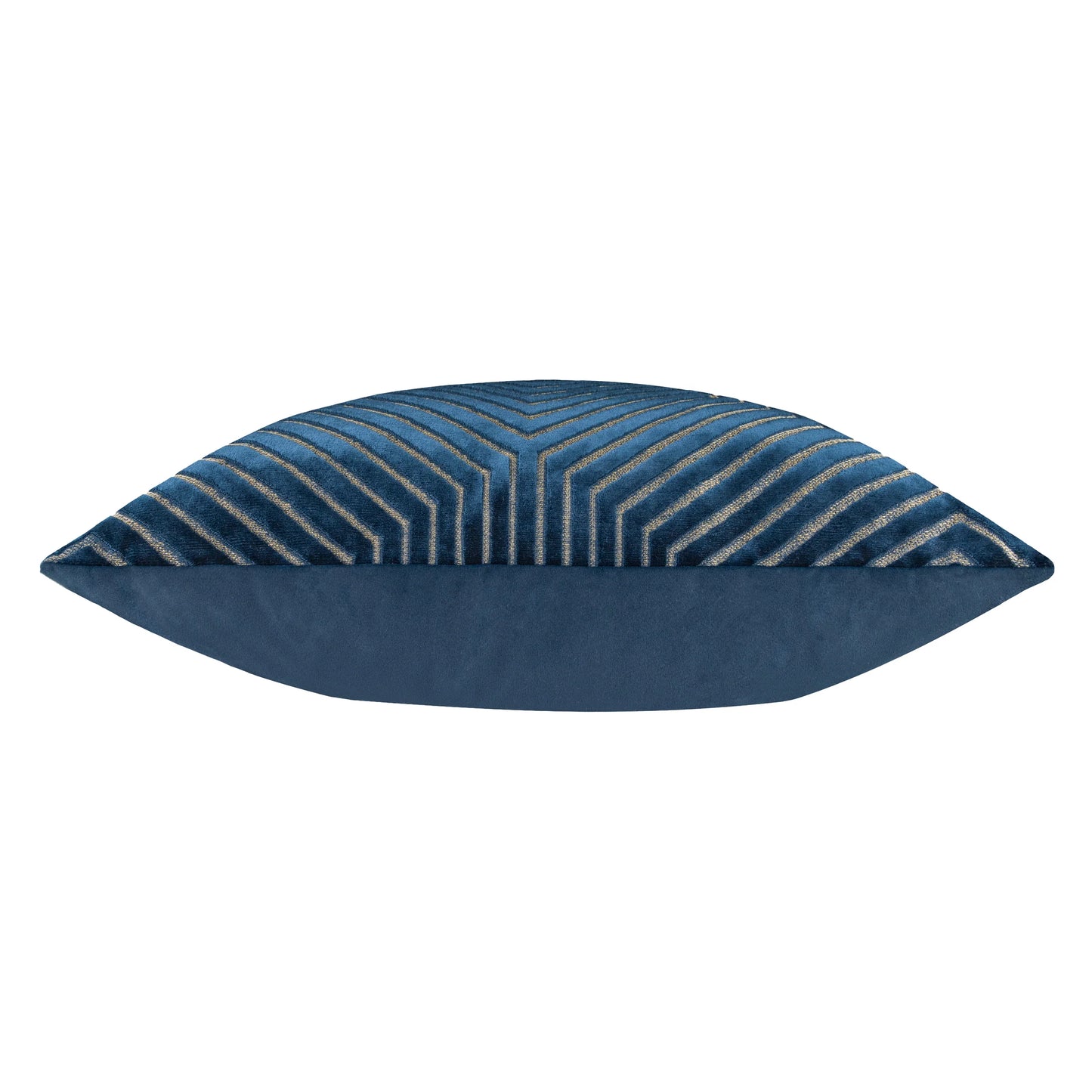 Geometric Velvet Cushion Olive