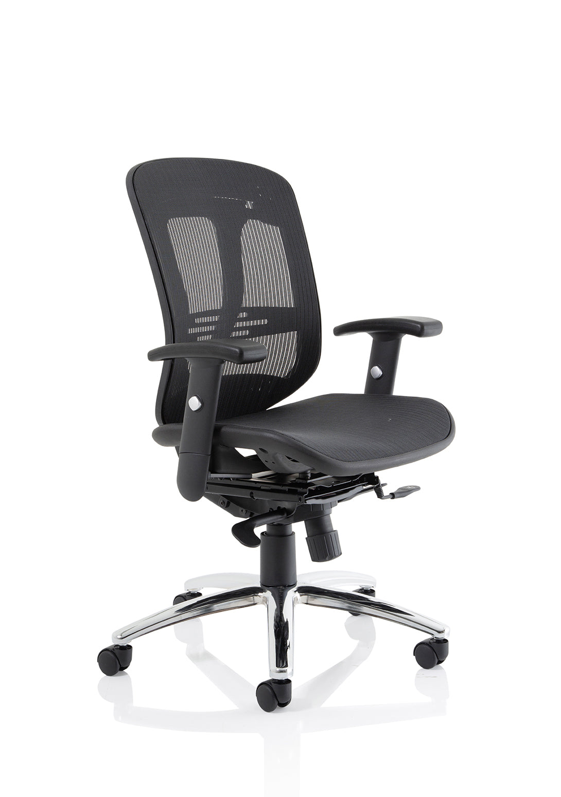 Blythewood Mesh Back Task Operator Office Chair with Height Adjustable Arms None With Height Adjustable Arms - Industrious Decor