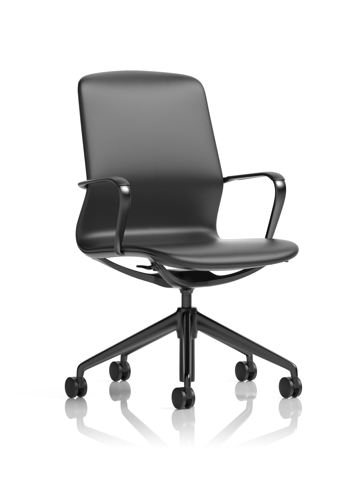 Lucia High Back Executive Office Chair Black None - Industrious Decor