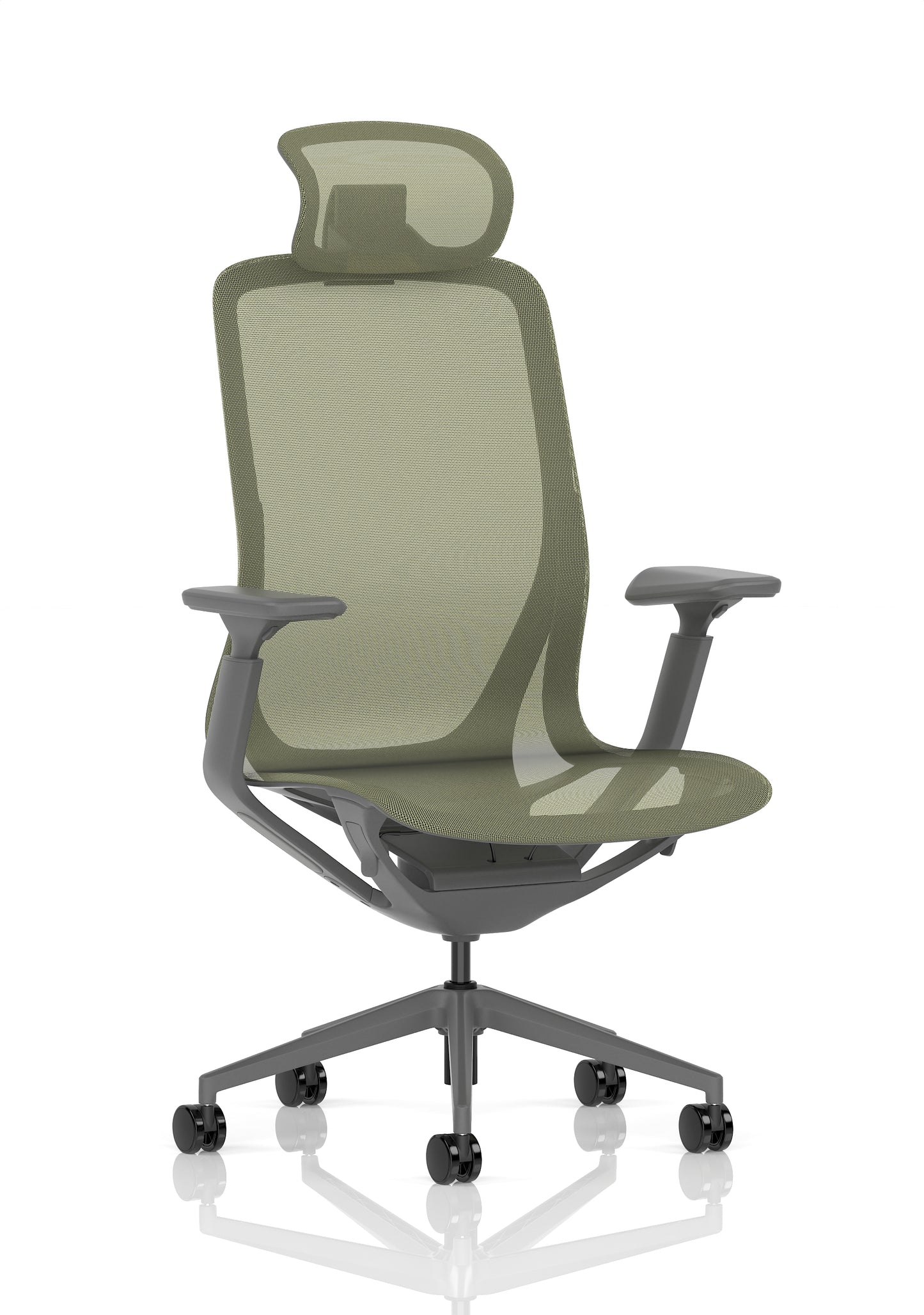 Lumo Executive Chair Verge Green with Headrest - Industrious Decor