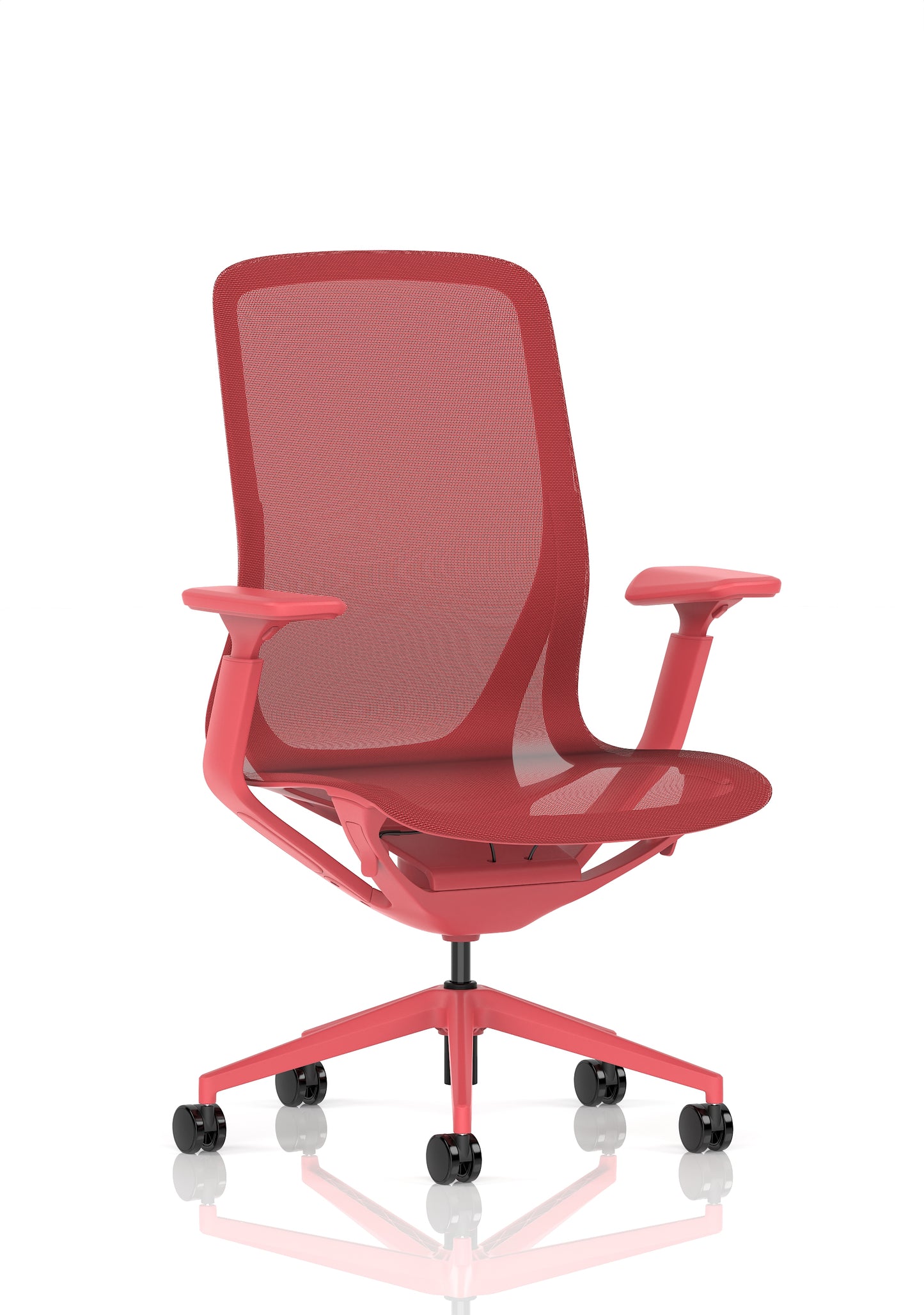 Lumo Executive Chair Volt Red None - Industrious Decor