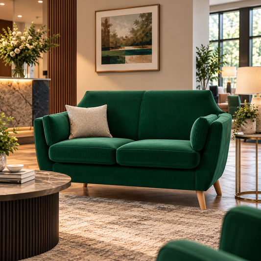 Aldermere High-Back 2-Seater Sofa - Industrious Decor