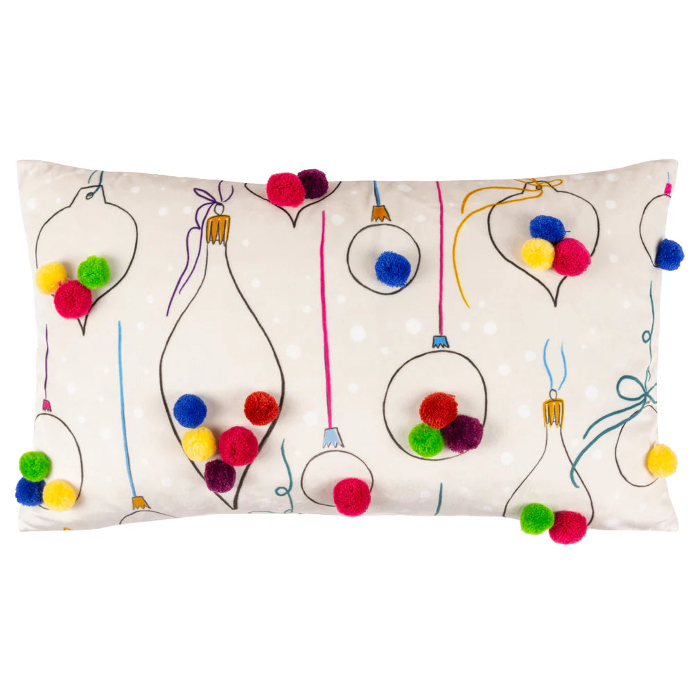 Pom Pom Baubles Cushion