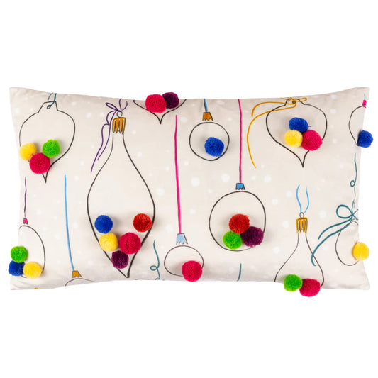 Pom Pom Baubles Cushion