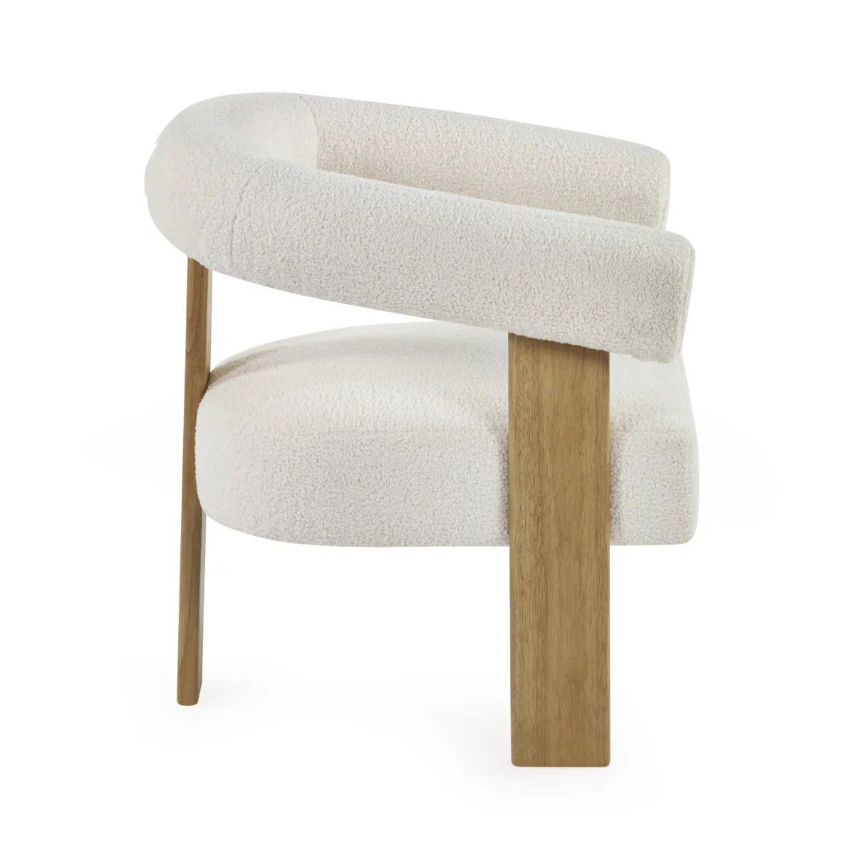 Fresco Boucle Accent Chair - Industrious Decor
