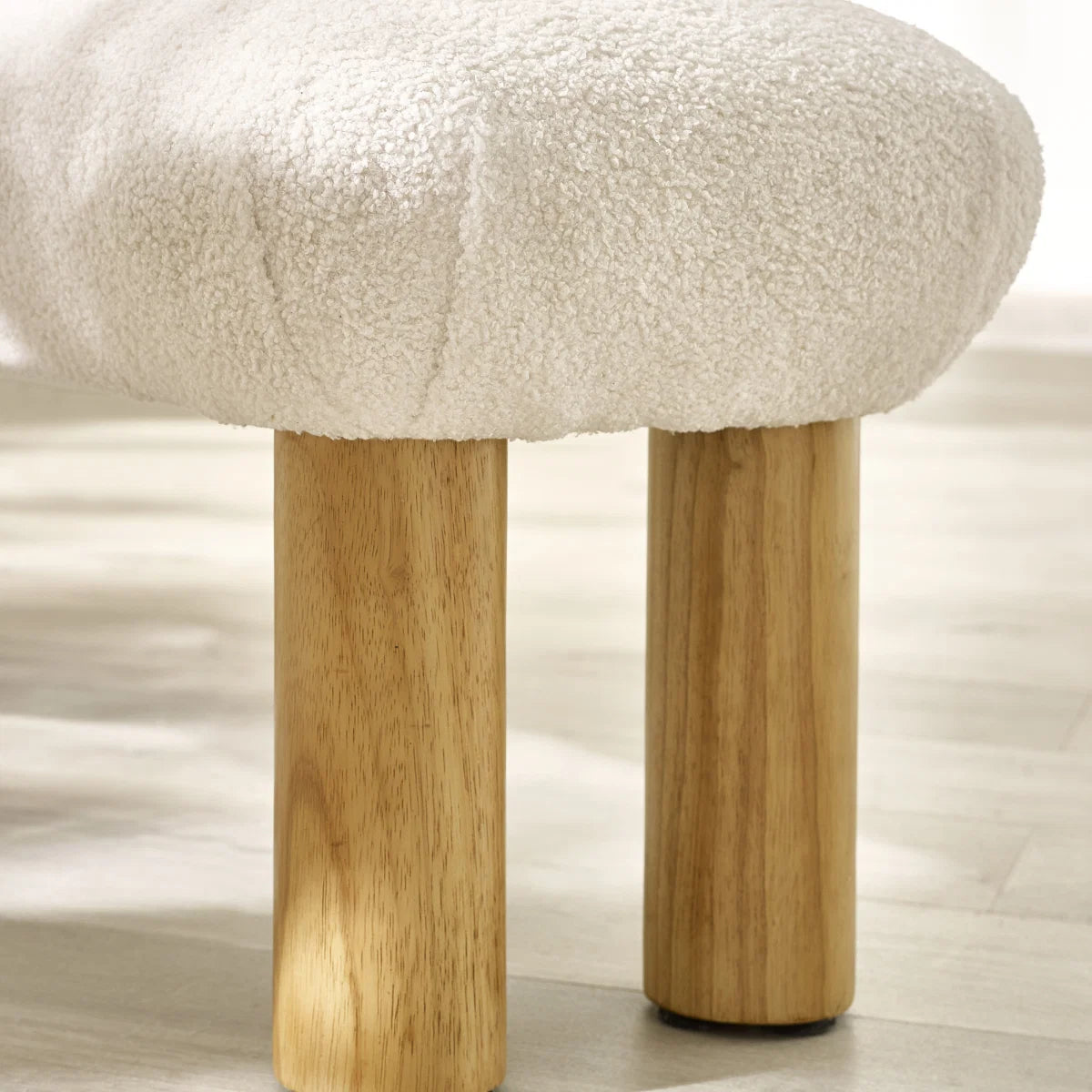 Fresco Boucle Bench - Industrious Decor
