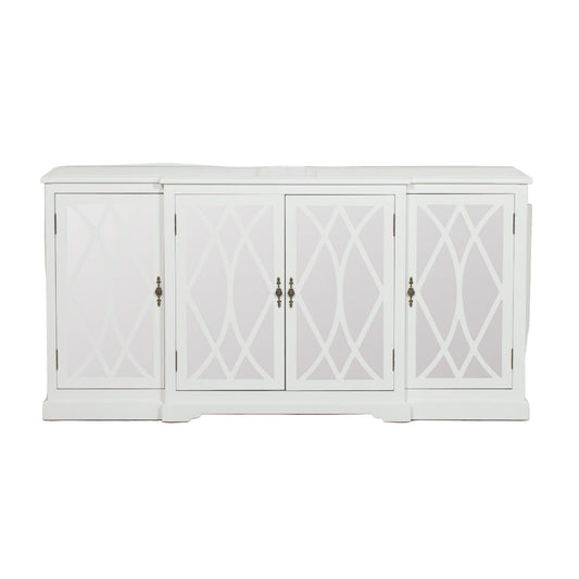 Fretwork Mirrored Sideboard