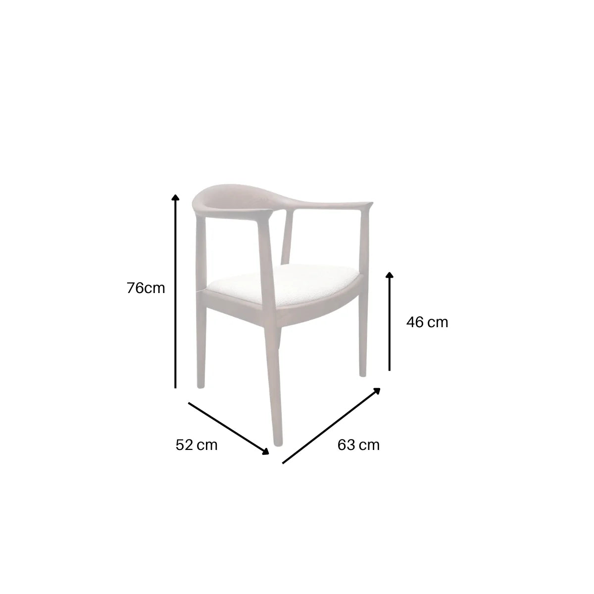 Broad Dining Chair Sold in Pairs - Industrious Decor