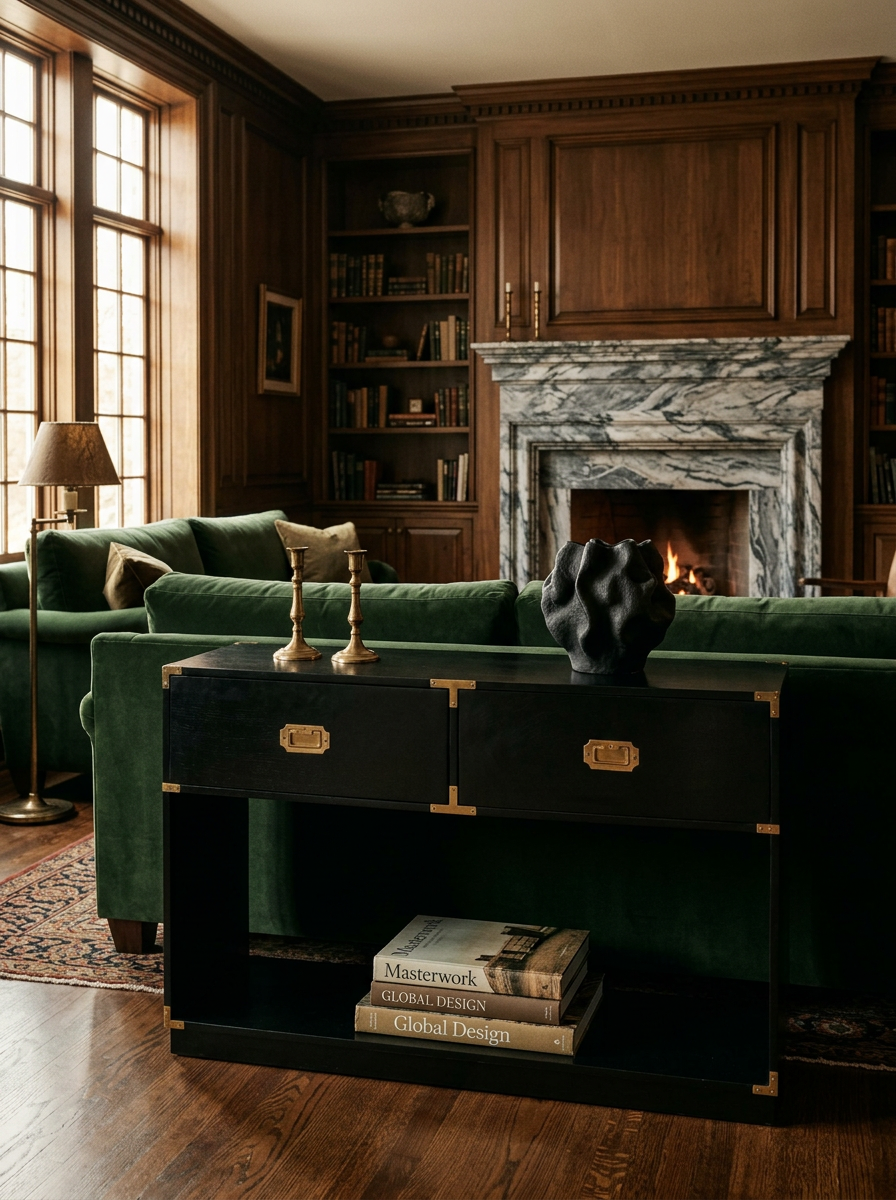 Campaign Console Table - Industrious Decor