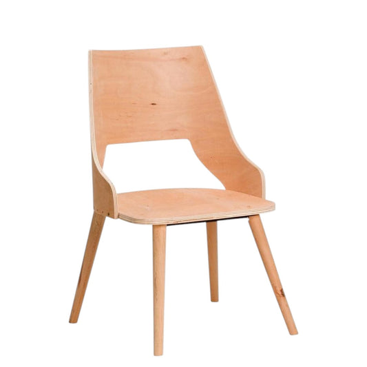 FORTE Side Chair Frame – Raw Frame - Industrious Decor