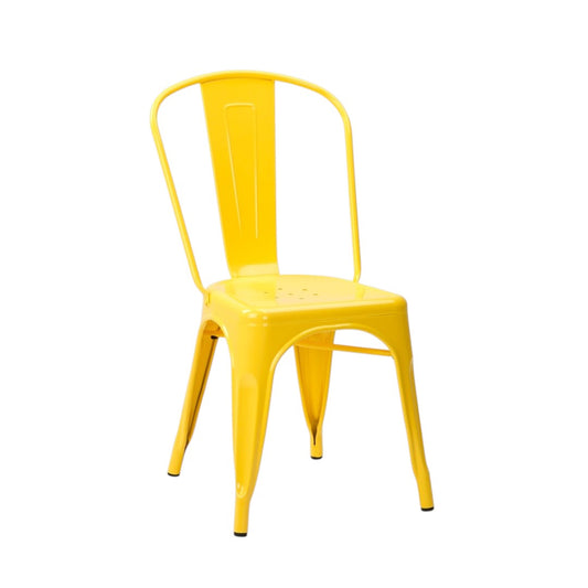 French Bistro Side Chair | 25 RAL Colours | Gun Metal | Matt Black | In Stock RAL Colour — Your Choice (7-10 days) - Industrious Decor