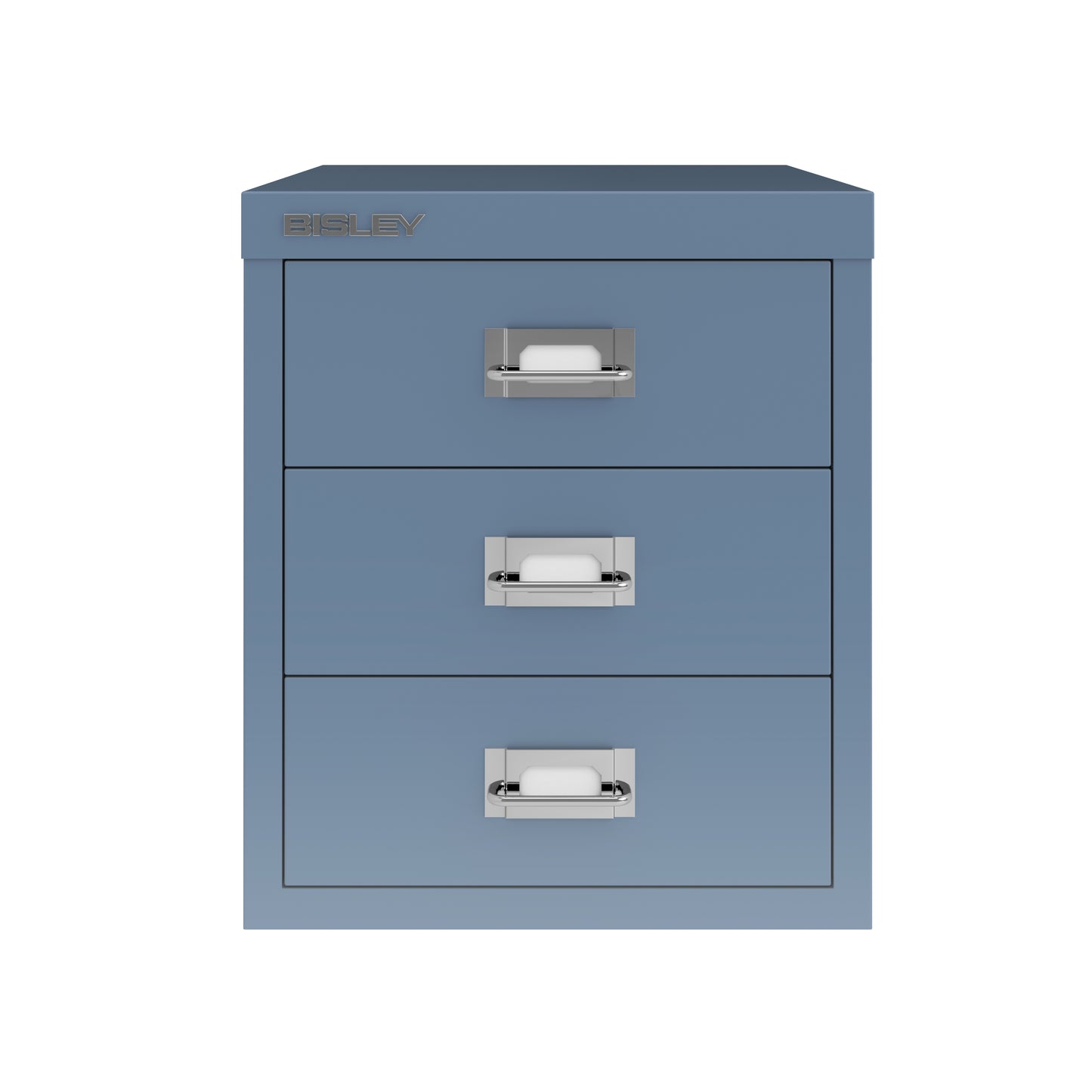 Bisley 12 Series MultiDrawer - A4 3 Drawer Filing Cabinet Bisley Blue - Industrious Decor