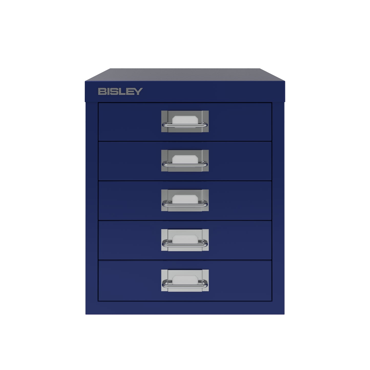 Bisley 12 Series MultiDrawer - A4 5 Drawer Filing Cabinet Oxford Blue - Industrious Decor