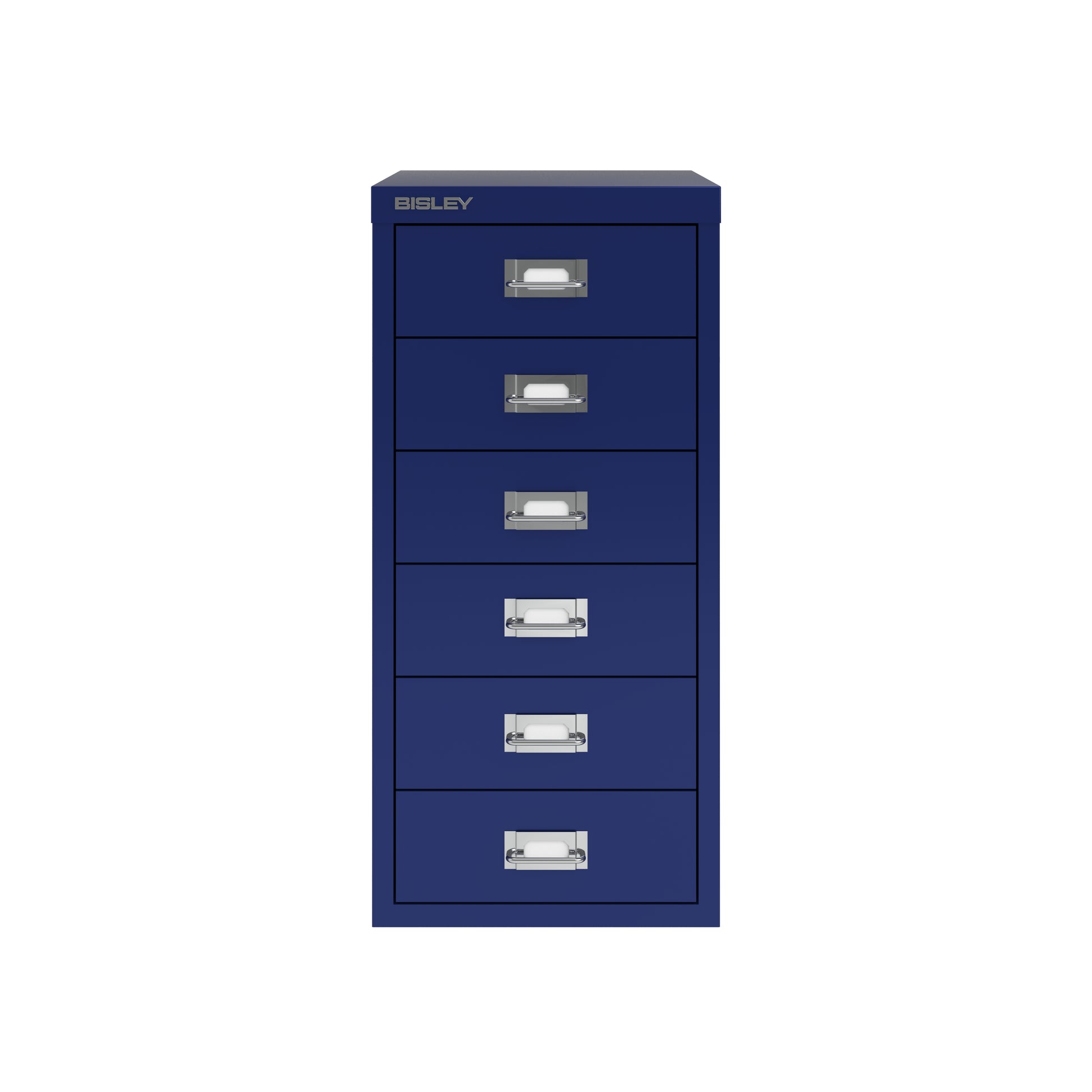 Bisley 29 Series MultiDrawer - A4 6 Drawer Filing Cabinet Oxford Blue - Industrious Decor