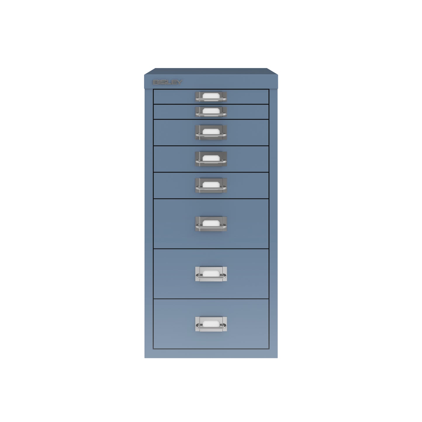 Bisley 29 Series MultiDrawer - A4 8 Drawer Filing Cabinet Bisley Blue - Industrious Decor