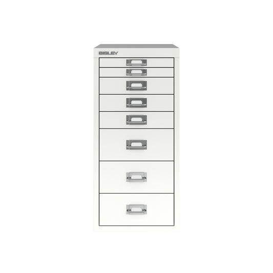 Bisley 29 Series MultiDrawer - A4 8 Drawer Filing Cabinet Traffic White - Industrious Decor