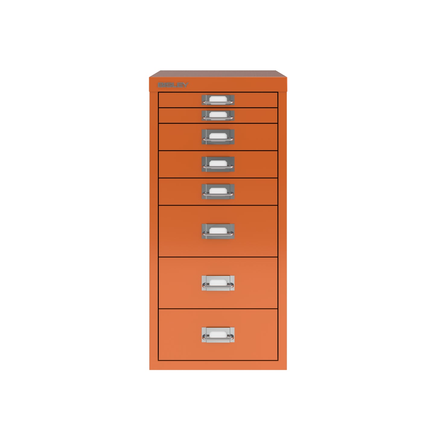 Bisley 29 Series MultiDrawer - A4 8 Drawer Filing Cabinet Bisley Orange - Industrious Decor