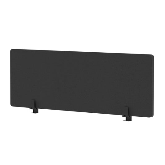 Avenor Desktop Privacy Screen – 400mm High 1200 Black - Industrious Decor