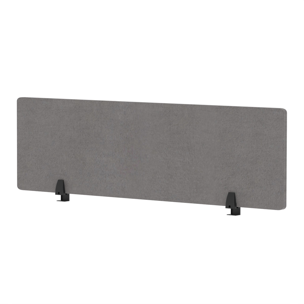 Avenor Desktop Privacy Screen – 400mm High 1400 Grey - Industrious Decor