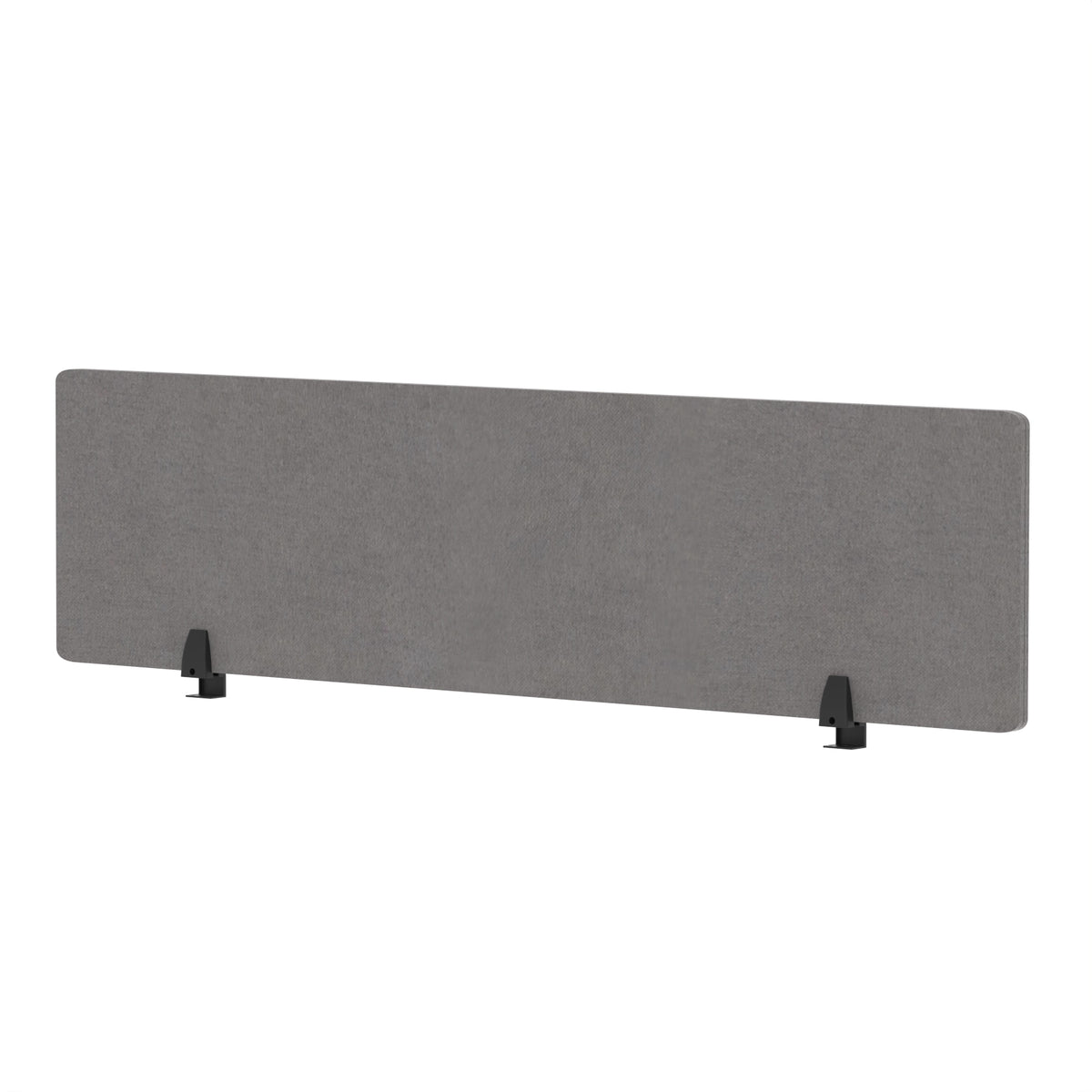 Avenor Desktop Privacy Screen – 400mm High 1600 Grey - Industrious Decor