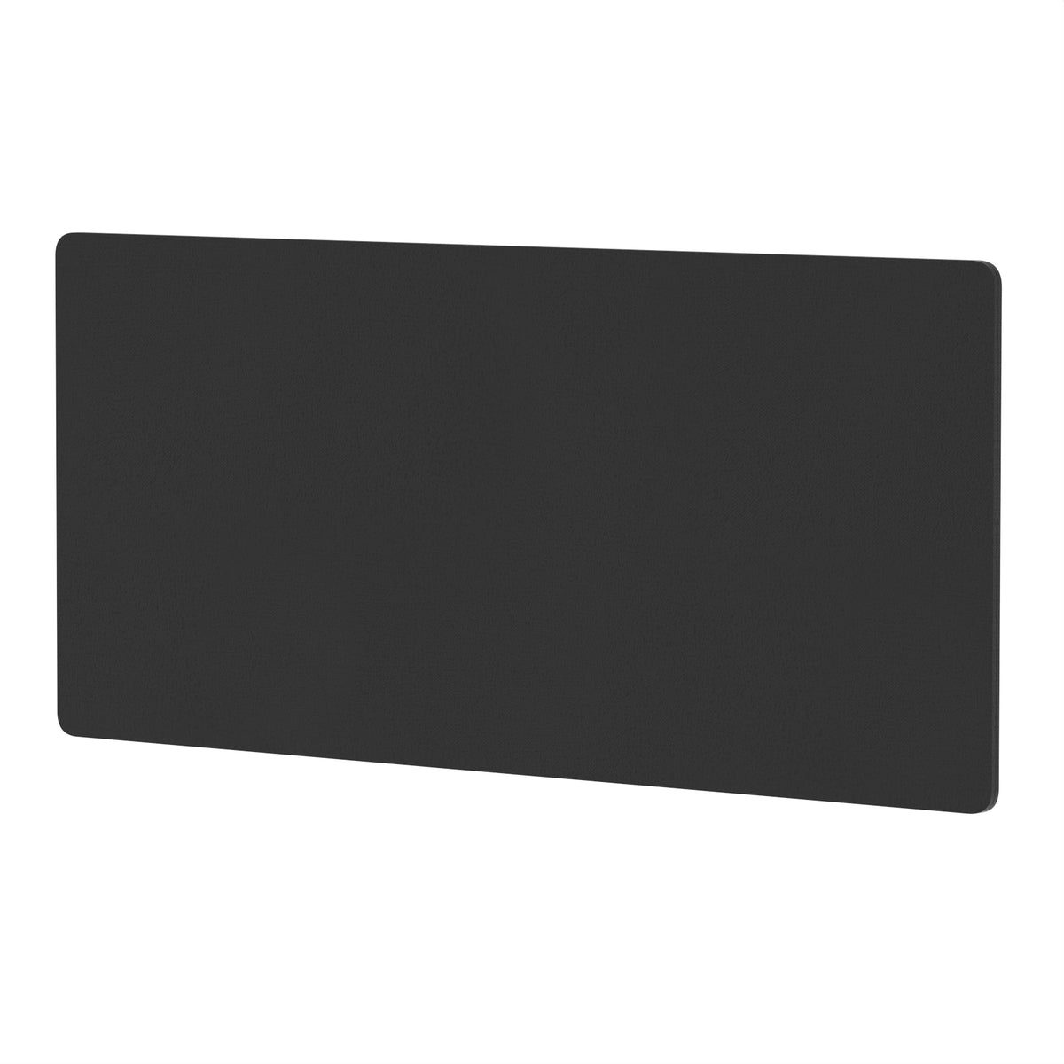 Avenor Back-to-Back Desk Privacy Screen – 800mm High 1800 Black - Industrious Decor