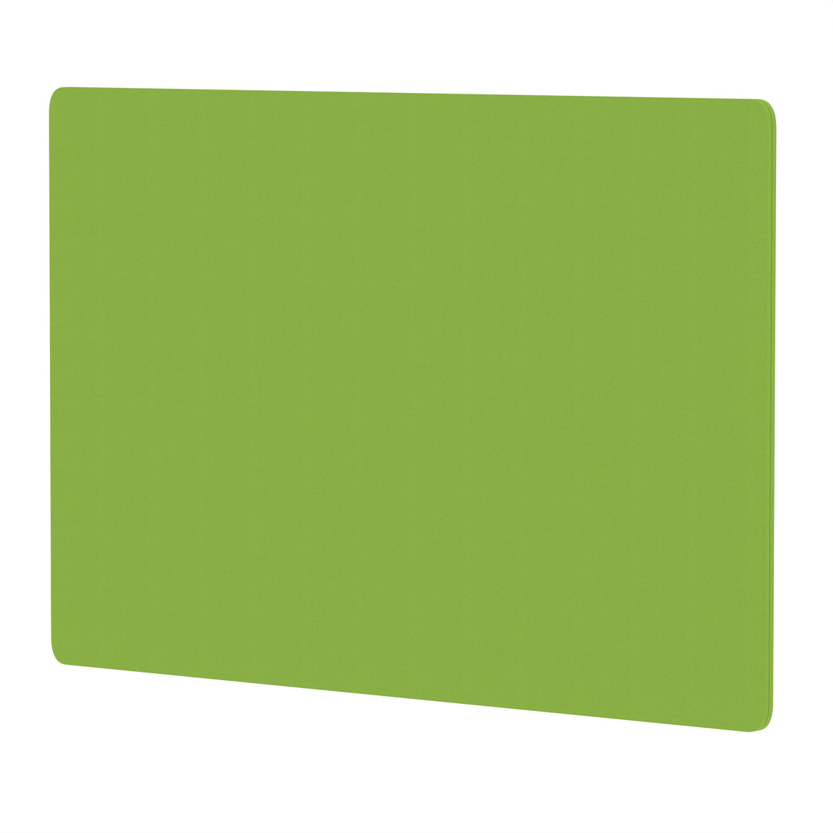 Avenor Back-to-Back Desk Privacy Screen – 800mm High 1200 Bespoke Myrrh Green Fabric - Industrious Decor