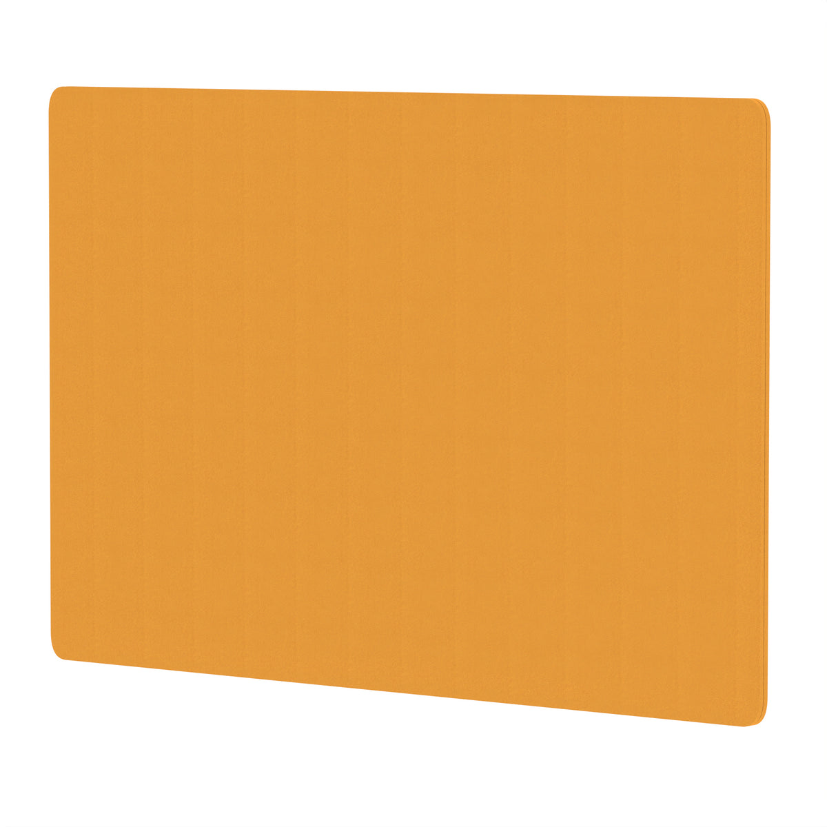 Avenor Back-to-Back Desk Privacy Screen – 800mm High 1200 Bespoke Senna Yellow Fabric - Industrious Decor