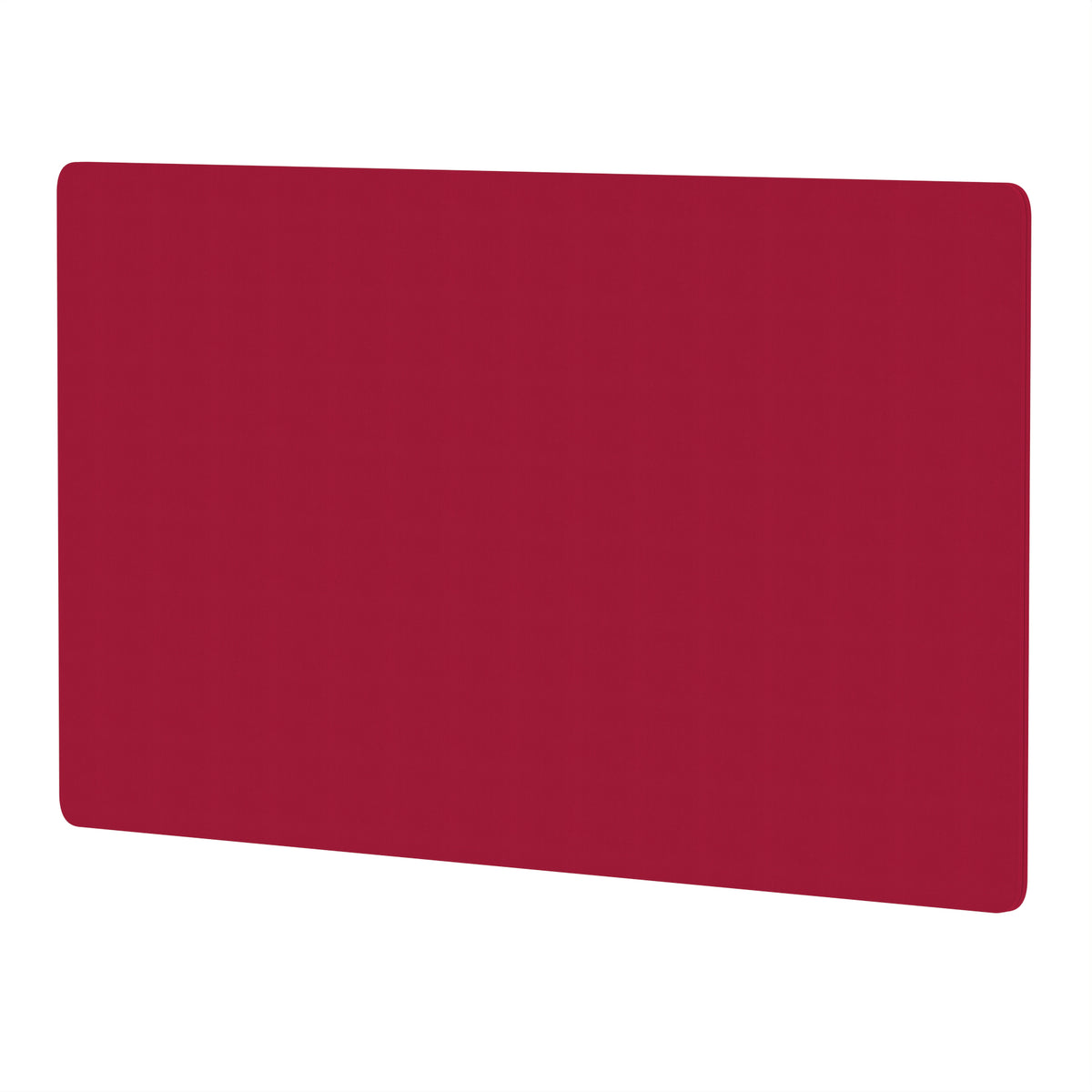 Avenor Back-to-Back Desk Privacy Screen – 800mm High 1400 Bespoke Bergamot Cherry Fabric - Industrious Decor