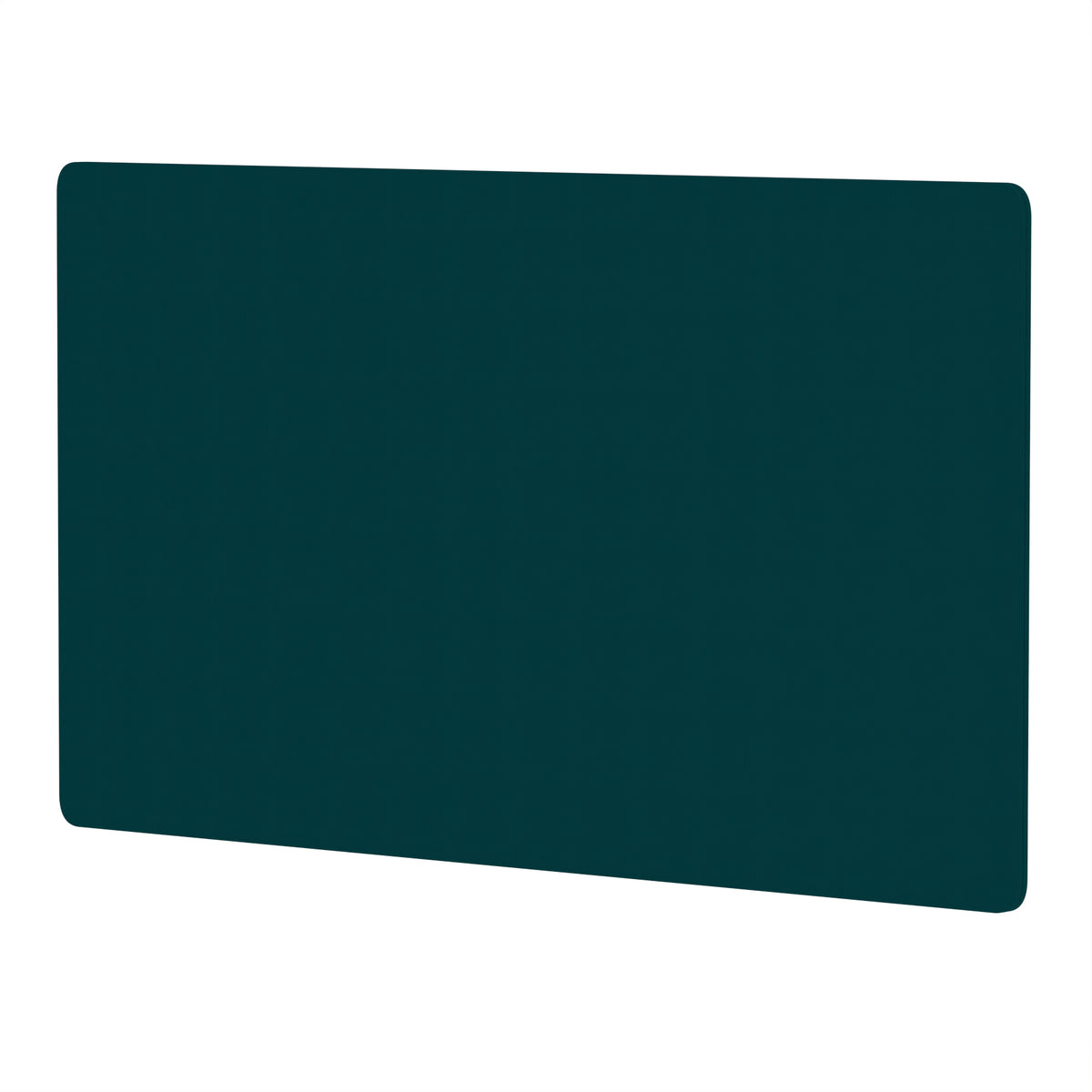 Avenor Back-to-Back Desk Privacy Screen – 800mm High 1400 Bespoke Maringa Teal Fabric - Industrious Decor
