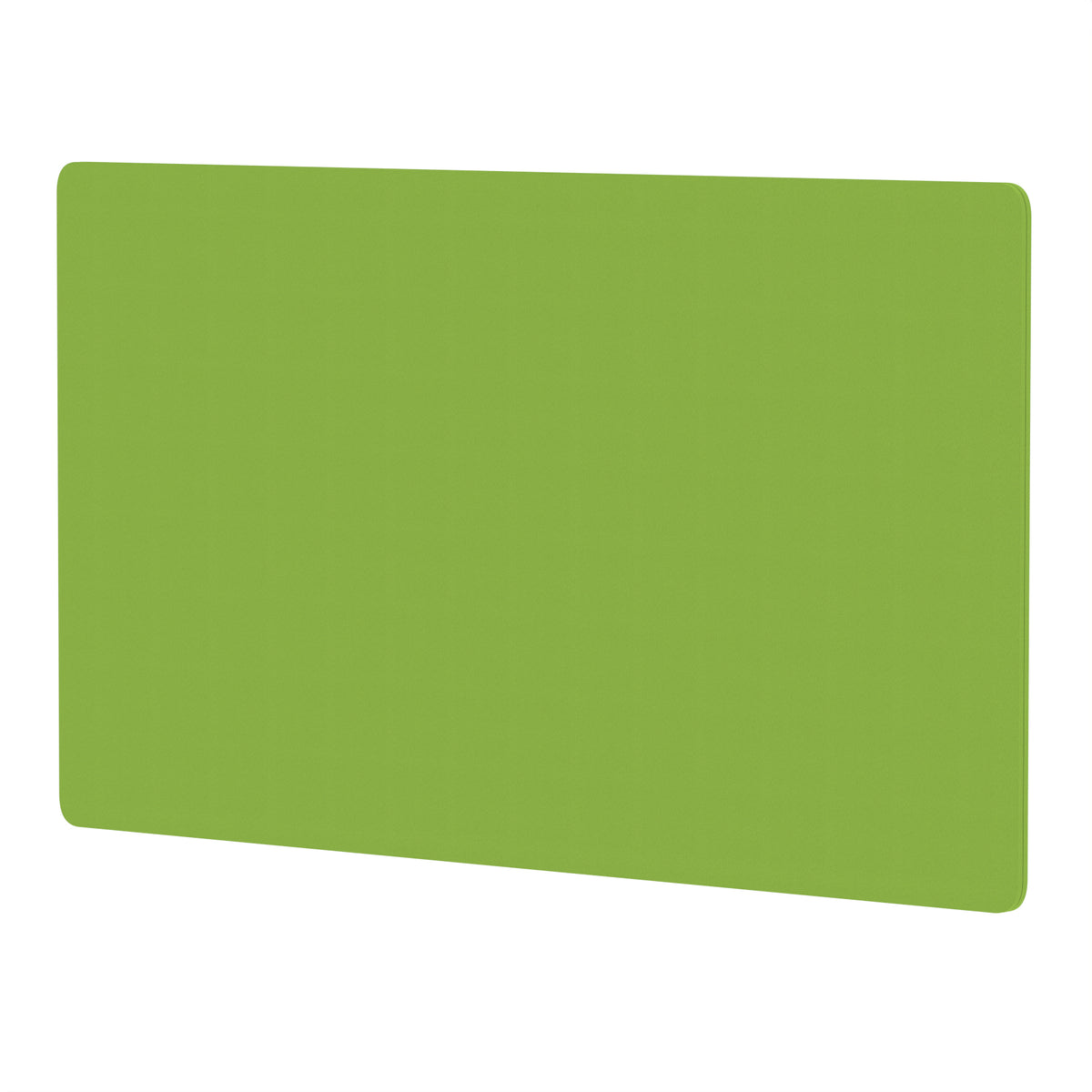 Avenor Back-to-Back Desk Privacy Screen – 800mm High 1400 Bespoke Myrrh Green Fabric - Industrious Decor