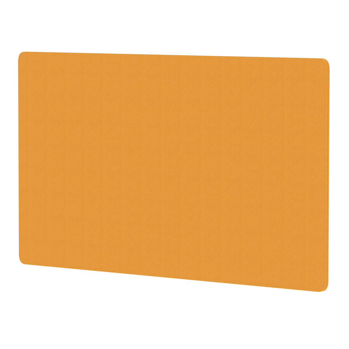 Avenor Back-to-Back Desk Privacy Screen – 800mm High 1400 Bespoke Senna Yellow Fabric - Industrious Decor