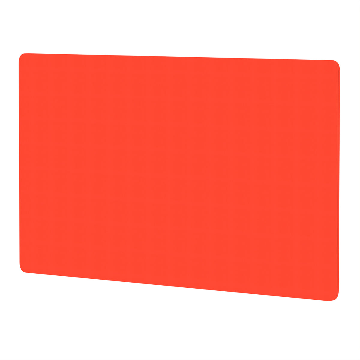 Avenor Back-to-Back Desk Privacy Screen – 800mm High 1400 Bespoke Tabasco Orange Fabric - Industrious Decor
