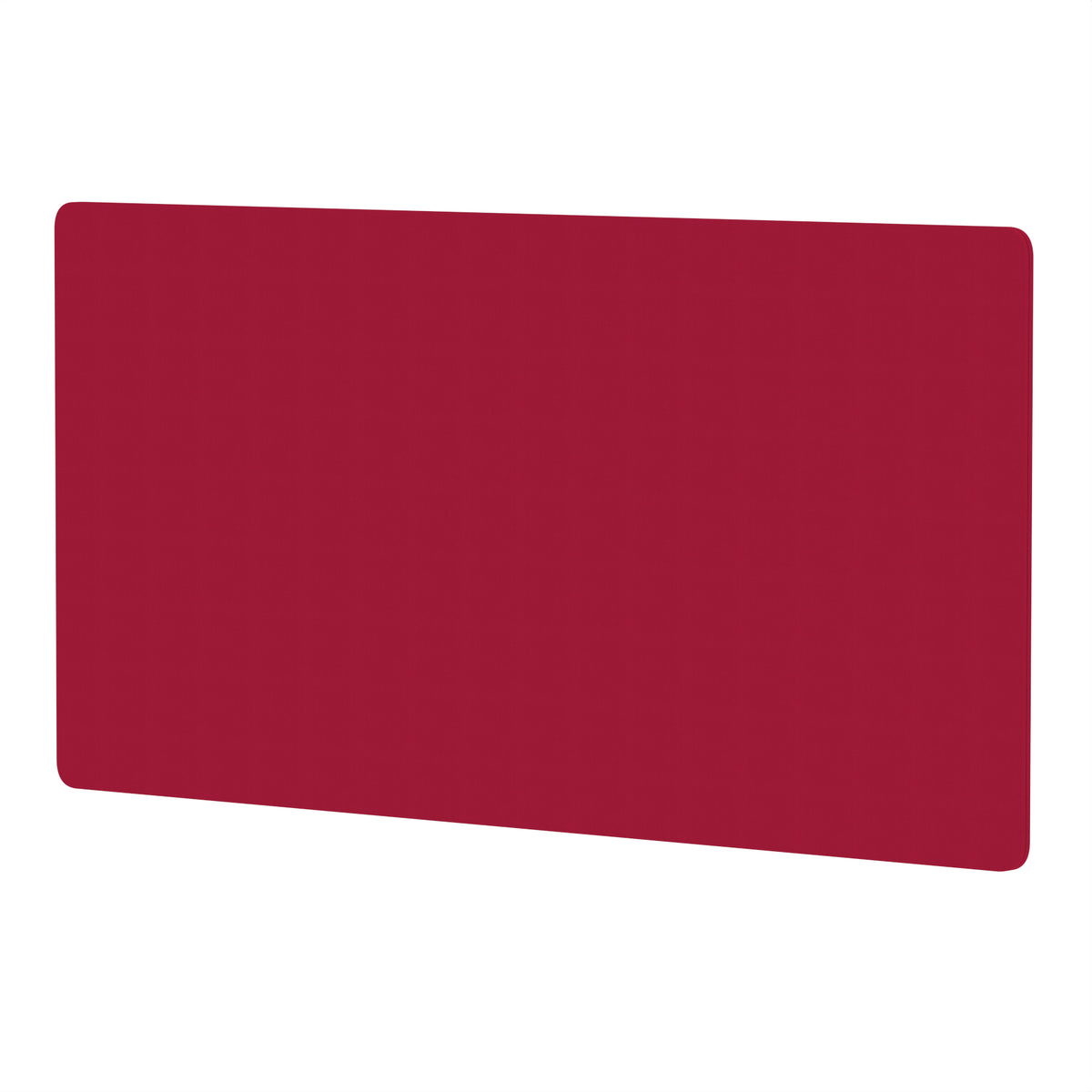 Avenor Back-to-Back Desk Privacy Screen – 800mm High 1600 Bespoke Bergamot Cherry Fabric - Industrious Decor