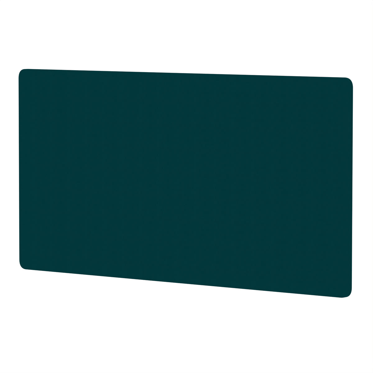 Avenor Back-to-Back Desk Privacy Screen – 800mm High 1600 Bespoke Maringa Teal Fabric - Industrious Decor