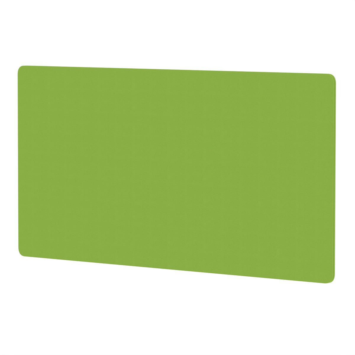 Avenor Back-to-Back Desk Privacy Screen – 800mm High 1600 Bespoke Myrrh Green Fabric - Industrious Decor