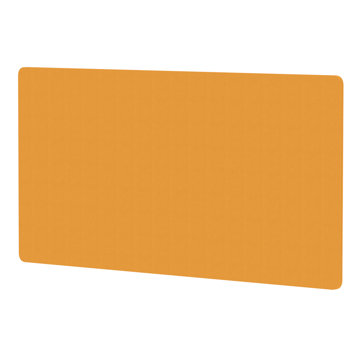 Avenor Back-to-Back Desk Privacy Screen – 800mm High 1600 Bespoke Senna Yellow Fabric - Industrious Decor