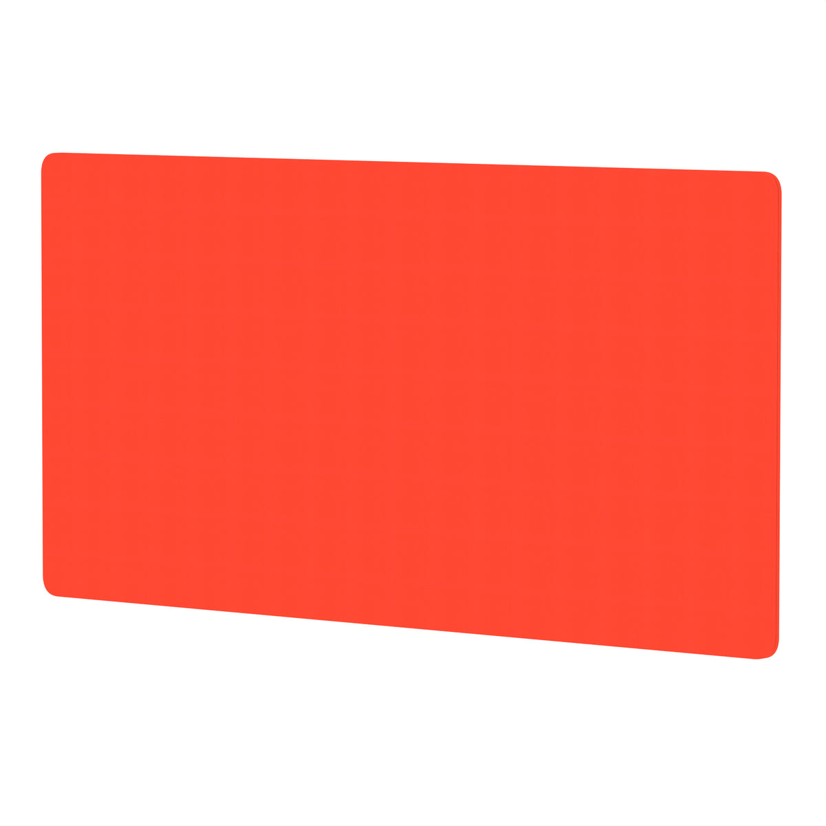 Avenor Back-to-Back Desk Privacy Screen – 800mm High 1600 Bespoke Tabasco Orange Fabric - Industrious Decor
