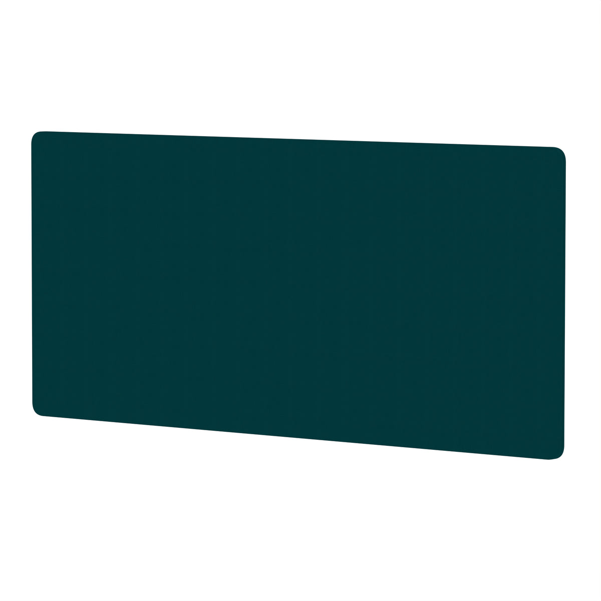 Avenor Back-to-Back Desk Privacy Screen – 800mm High 1800 Bespoke Maringa Teal Fabric - Industrious Decor